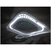 6018 LED Лампа-лупа 3+12 диоптрий, большая линза 18х15см