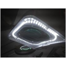 6018 LED Лампа-лупа 3+12 диоптрий, большая линза 18х15см